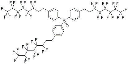 TRIS(4-(1H,1H,2H,2H-PERFLUOROOCTYL)-PHENYL)PHOSPHINE OXIDE Struktur