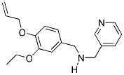 1-[4-(ALLYLOXY)-3-ETHOXYPHENYL]-N-(PYRIDIN-3-YLMETHYL)METHANAMINE Struktur