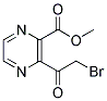 3-(2-BROMO-ACETYL)-PYRAZINE-2-CARBOXYLIC ACID METHYL ESTER Struktur