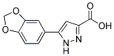 5-BENZO[1,3]DIOXOL-5-YL-1 H-PYRAZOLE-3-CARBOXYLIC ACID Struktur