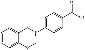 4-((2-METHOXYBENZYL)AMINO)BENZOIC ACID Struktur