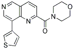 2-(MORPHOLIN-4-YLCARBONYL)-8-THIEN-3-YL-1,6-NAPHTHYRIDINE Struktur