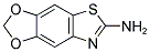 [1,3]DIOXOLO[4,5-F][1,3]BENZOTHIAZOL-6-AMINE Struktur