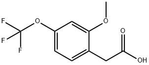 2-METHOXY-4-(TRIFLUOROMETHOXY)PHENYLACETIC ACID price.