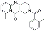 9-METHYL-2-(2-METHYLBENZOYL)-1,2,3,4-TETRAHYDRO-11H-DIPYRIDO[1,2-A:4',3'-D]PYRIMIDIN-11-ONE Struktur