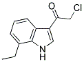 2-CHLORO-1-(7-ETHYL-1H-INDOL-3-YL)-ETHANONE Struktur