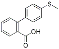 4'-METHYLSULFANYL-BIPHENYL-2-CARBOXYLIC ACID Struktur