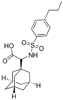 ADAMANTAN-1-YL-(4-PROPYL-BENZENESULFONYLAMINO)-ACETIC ACID Struktur