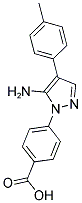 4-(5-AMINO-4-P-TOLYL-PYRAZOL-1-YL)-BENZOIC ACID Struktur