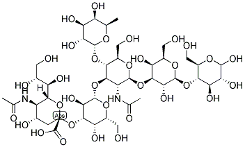 SIALYLLACTO-N-FUCOPENTAOSE II Struktur