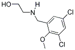 2-((3,5-DICHLORO-2-METHOXYBENZYL)AMINO)ETHANOL Struktur