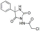 2-CHLORO-N-(4-METHYL-2,5-DIOXO-4-PHENYL-IMIDAZOLIDIN-1-YL)-ACETAMIDE Struktur