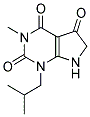 1-ISOBUTYL-3-METHYL-6,7-DIHYDRO-1H-PYRROLO[2,3-D]PYRIMIDINE-2,4,5(3H)-TRIONE Struktur