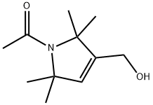 1-ACETYL-2,2,5,5-TETRAMETHYL-3-PYRROLINE-3-METHANOL Struktur