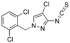 4-CHLORO-1-(2,6-DICHLORO-BENZYL)-3-ISOTHIOCYANATO-1H-PYRAZOLE Struktur