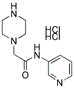 2-PIPERAZIN-1-YL-N-PYRIDIN-3-YLACETAMIDE DIHYDROCHLORIDE Struktur