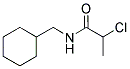 2-CHLORO-N-(CYCLOHEXYLMETHYL)PROPANAMIDE Struktur