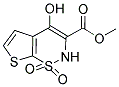 4-HYDROXY-1,1-DIOXO-1,2-DIHYDRO-1LAMBDA6-THIENO[3,2-E][1,2]THIAZINE-3-CARBOXYLIC ACID METHYL ESTER Struktur