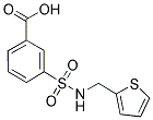 3-[[(THIEN-2-YLMETHYL)AMINO]SULFONYL]BENZOIC ACID Struktur