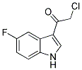 2-CHLORO-1-(5-FLUORO-1H-INDOL-3-YL)-ETHANONE Struktur