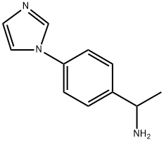 1-[4-(1H-IMIDAZOL-1-YL)PHENYL]ETHANAMINE Struktur