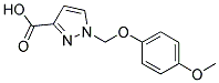 1-(4-METHOXY-PHENOXYMETHYL)-1 H-PYRAZOLE-3-CARBOXYLIC ACID Struktur