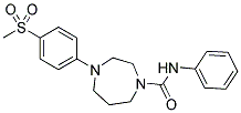 4-[4-(METHYLSULFONYL)PHENYL]-N-PHENYL-1,4-DIAZEPANE-1-CARBOXAMIDE Struktur