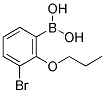 3-BROMO-2-PROPOXYPHENYLBORONIC ACID Struktur