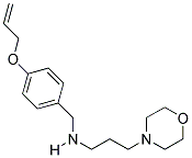 N-(4-(ALLYLOXY)BENZYL)-3-MORPHOLIN-4-YLPROPAN-1-AMINE Struktur