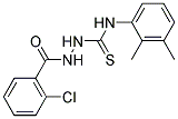 2-(2-CHLOROBENZOYL)-N-(2,3-DIMETHYLPHENYL)HYDRAZINECARBOTHIOAMIDE Struktur