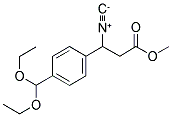 METHYL-3-ISOCYANO-3-(4-BENZALDEHYDE DIETHYL ACETAL)PROPIONATE Struktur