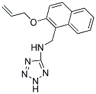 N-([2-(ALLYLOXY)-1-NAPHTHYL]METHYL)-2H-TETRAZOL-5-AMINE Struktur