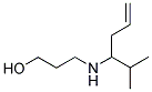 3-(1-ISOPROPYL-BUT-3-ENYLAMINO)-PROPAN-1-OL Struktur