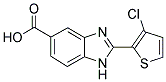 2-(3-CHLORO-THIOPHEN-2-YL)-1H-BENZOIMIDAZOLE-5-CARBOXYLIC ACID Struktur