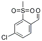 4-CHLORO-2-(METHYLSULFONYL)BENZALDEHYDE Struktur