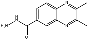 2,3-DIMETHYL-6-QUINOXALINECARBOHYDRAZIDE Struktur