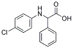 (4-CHLORO-PHENYLAMINO)-PHENYL-ACETIC ACID Struktur