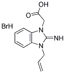 (3-ALLYL-2-IMINO-2,3-DIHYDRO-BENZOIMIDAZOL-1-YL)-ACETIC ACID HYDROBROMIDE Struktur