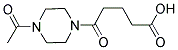 5-(4-ACETYLPIPERAZIN-1-YL)-5-OXOPENTANOIC ACID Struktur