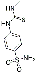 4-([(METHYLAMINO)CARBONOTHIOYL]AMINO)BENZENESULFONAMIDE Struktur