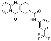 11-OXO-N-[3-(TRIFLUOROMETHYL)PHENYL]-4,11-DIHYDRO-1H-DIPYRIDO[1,2-A:4',3'-D]PYRIMIDINE-2(3H)-CARBOXAMIDE Struktur