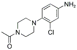 4-(4-ACETYLPIPERAZIN-1-YL)-3-CHLOROANILINE Struktur