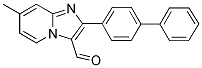 2-BIPHENYL-4-YL-7-METHYL-IMIDAZO[1,2-A]PYRIDINE-3-CARBALDEHYDE Struktur