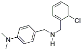 4-(((2-CHLOROBENZYL)AMINO)METHYL)-N,N-DIMETHYLANILINE Struktur