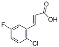 3-(2-CHLORO-5-FLUORO-PHENYL)-ACRYLIC ACID Struktur