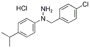 1-(4-CHLOROBENZYL)-1-[4-(ISOPROPYL)PHENYL]HYDRAZINE, HYDROCHLORIDE Struktur