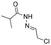 N'-[(1E)-2-CHLOROETHYLIDENE]-2-METHYLPROPANOHYDRAZIDE Struktur