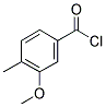 3-METHOXY-4-METHYL-BENZOYL CHLORIDE Struktur