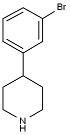 4-(3-BROMO-PHENYL)-PIPERIDINE Struktur