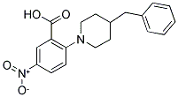 2-(4-BENZYL-PIPERIDIN-1-YL)-5-NITRO-BENZOIC ACID Struktur